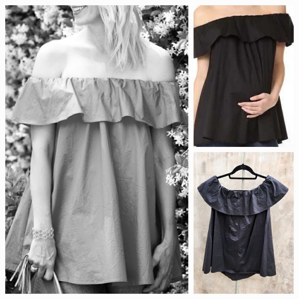 Hatch maternity Chloe off shoulder top